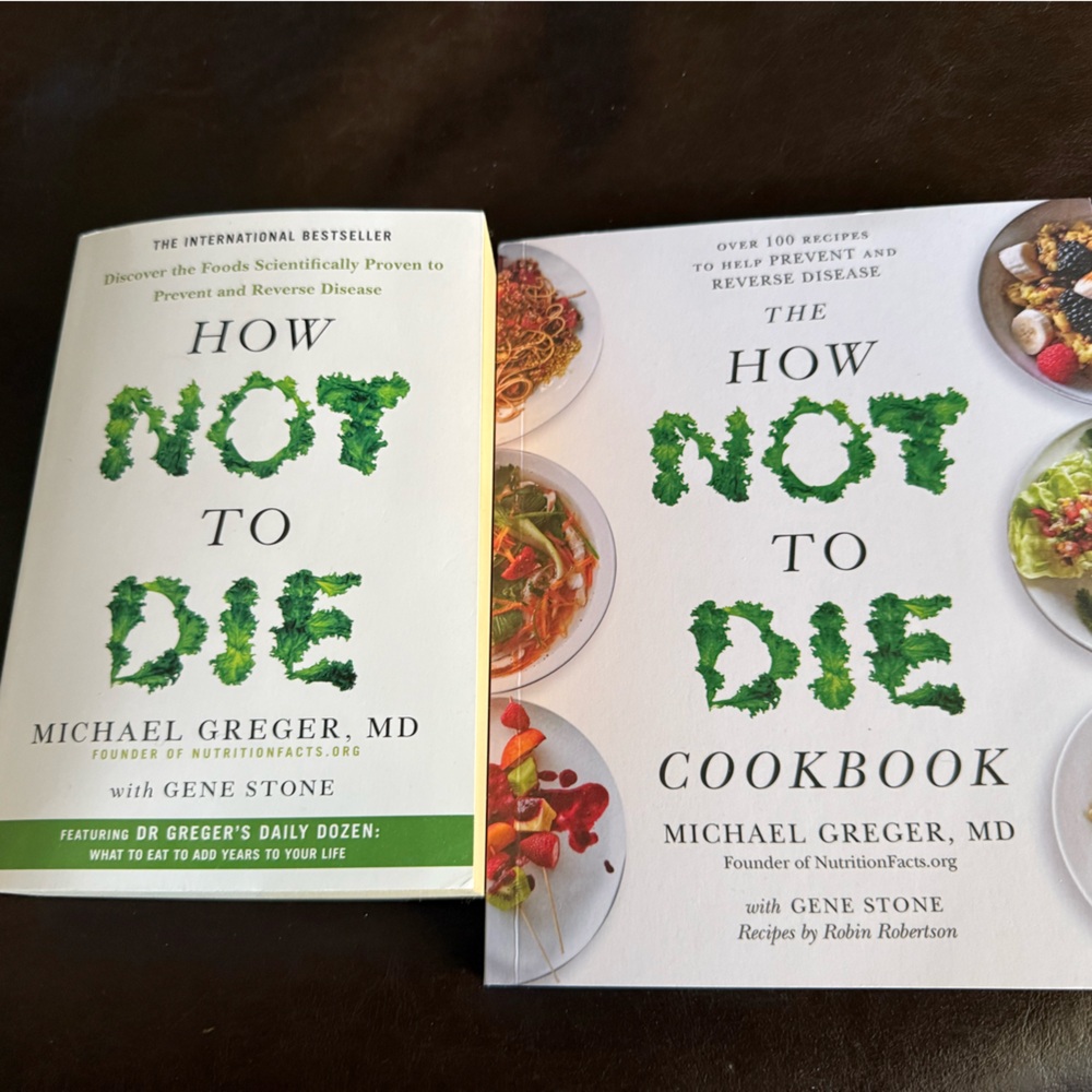 How Not to Die book and cookbook set